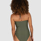 Rococco Bandeau One Piece Swimsuit