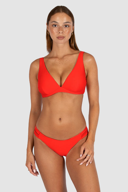 Rococco Twin Strap Hipster Bikini Bottom