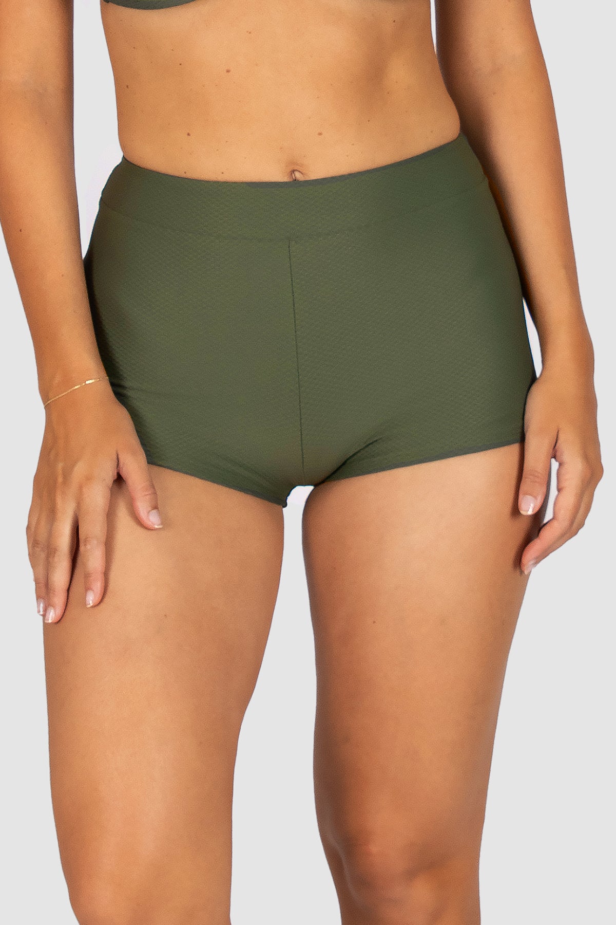 Rococco High Waist Boyleg Bikini Bottom