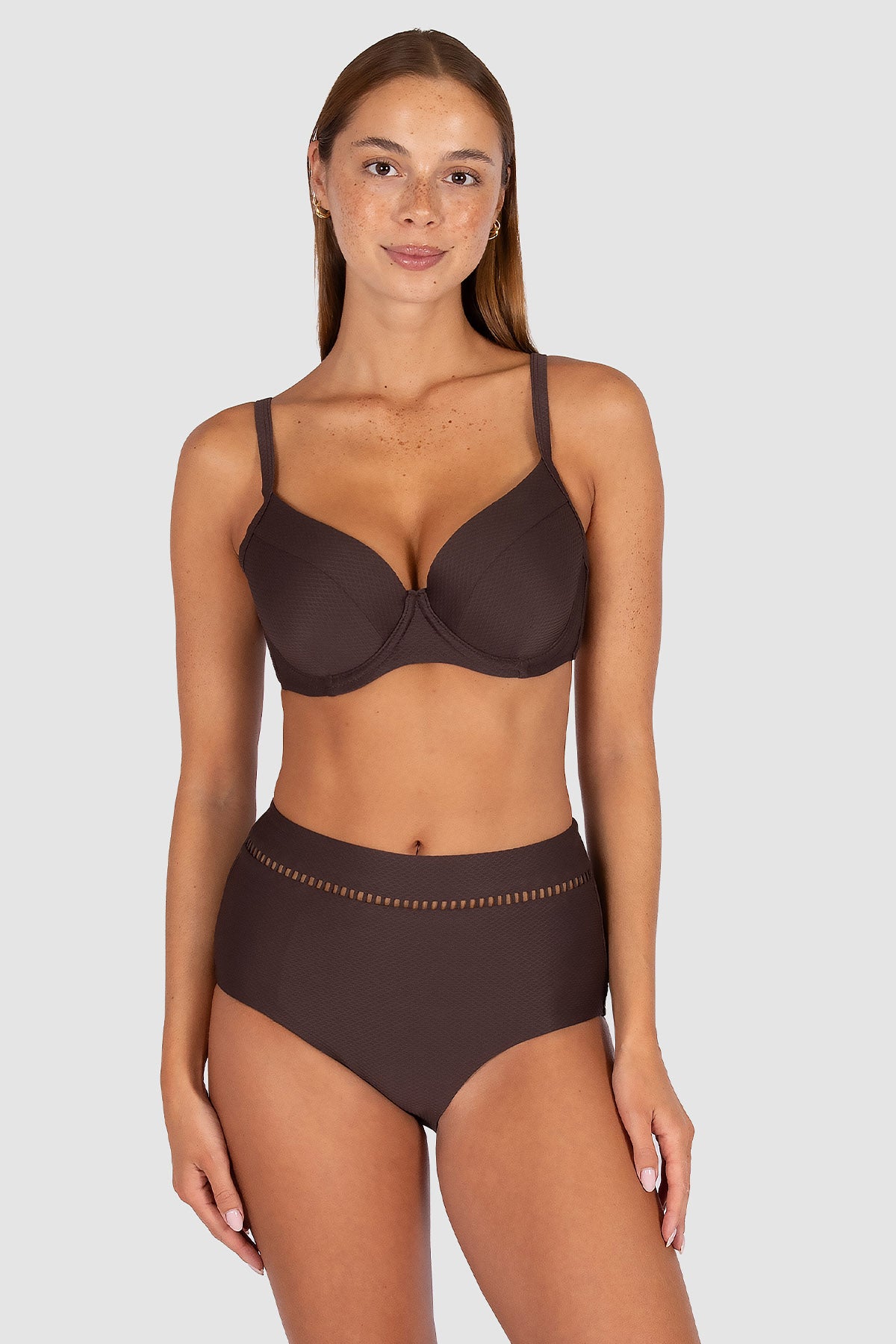 Rococco Lace High Waist Bikini Bottom
