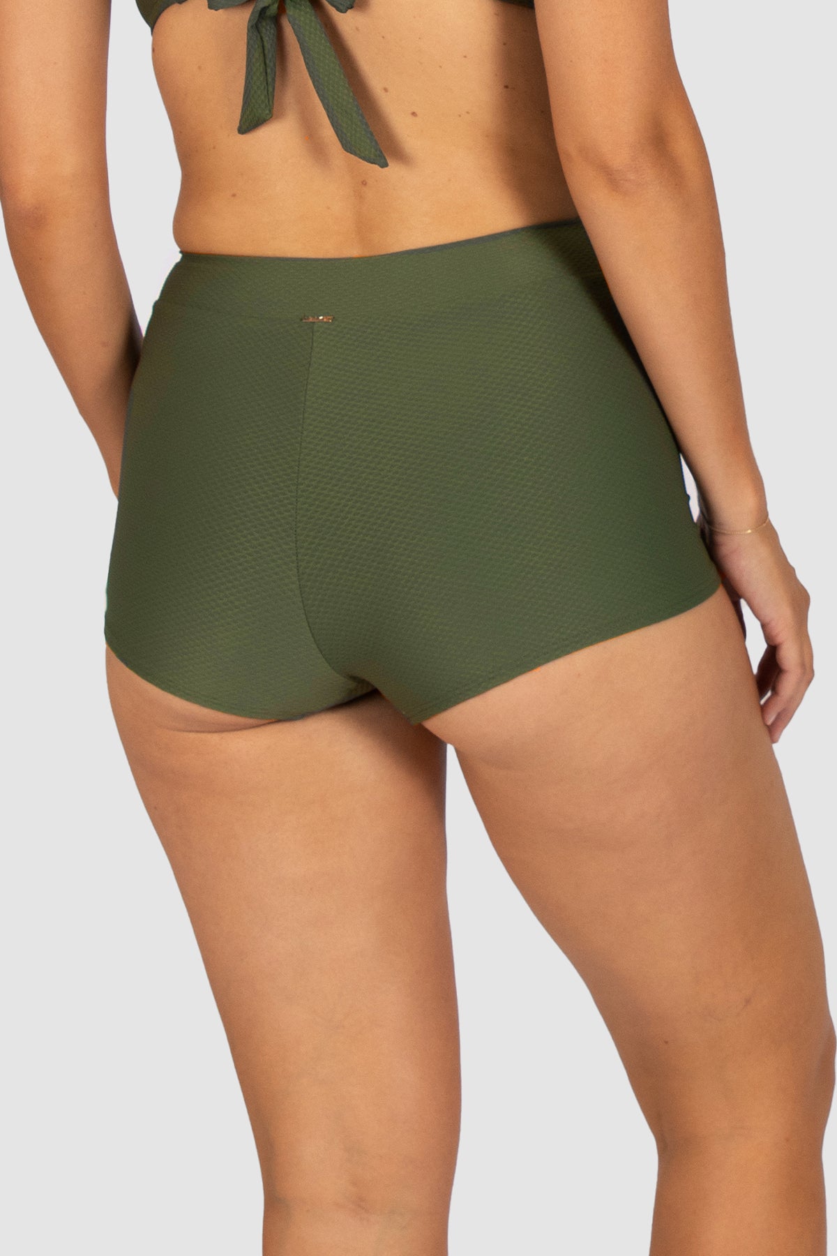 Rococco High Waist Boyleg Bikini Bottom