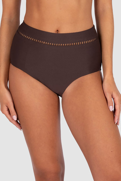 Rococco Lace High Waist Bikini Bottom