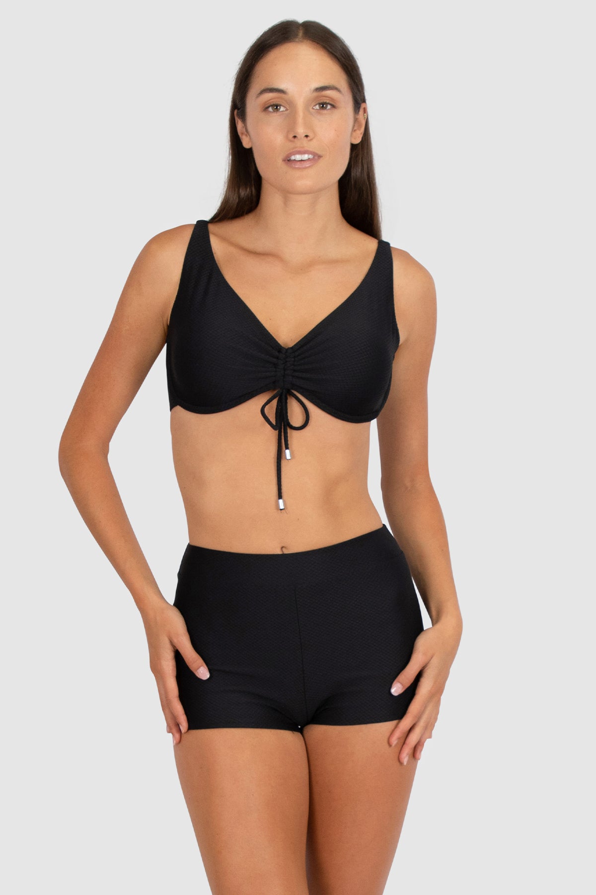 Rococco High Waist Boyleg Bikini Bottom