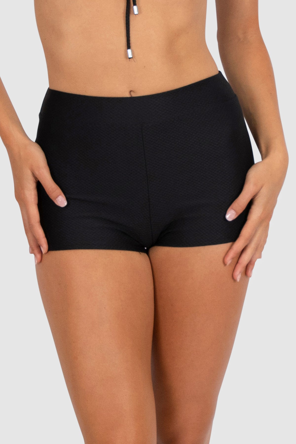 Rococco High Waist Boyleg Bikini Bottom