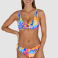 Grenada C-D Cup Ring Front Bikini Bra Top