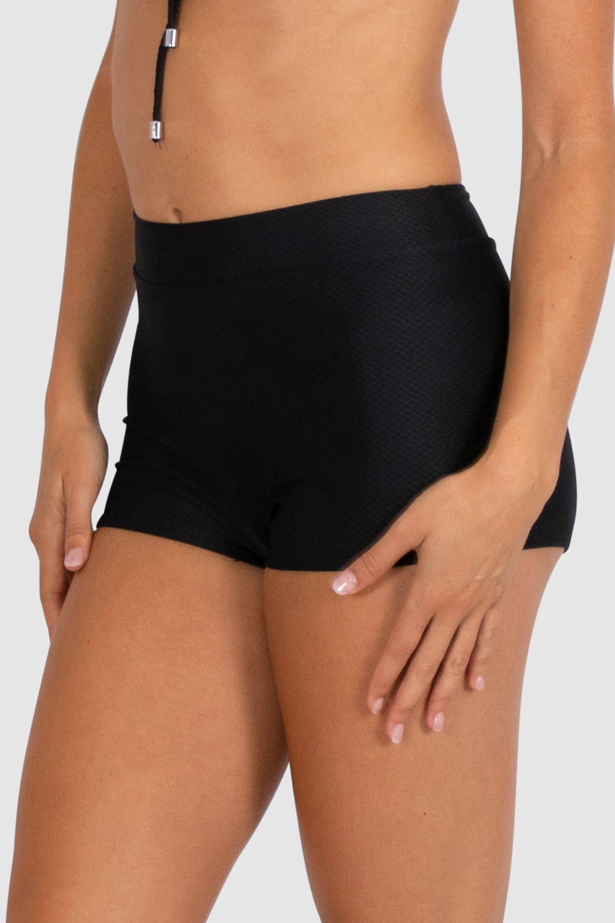 Rococco High Waist Boyleg Bikini Bottom