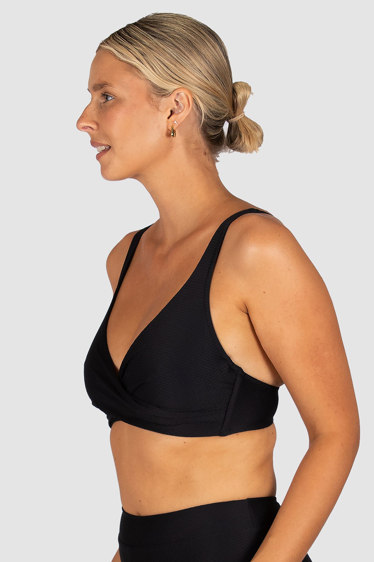 Rococco D/E Cup Wrap Bikini Bra Top