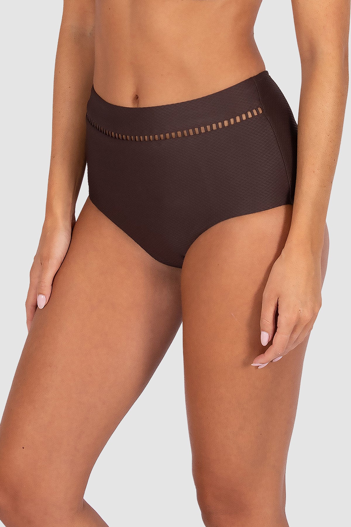 Rococco Lace High Waist Bikini Bottom