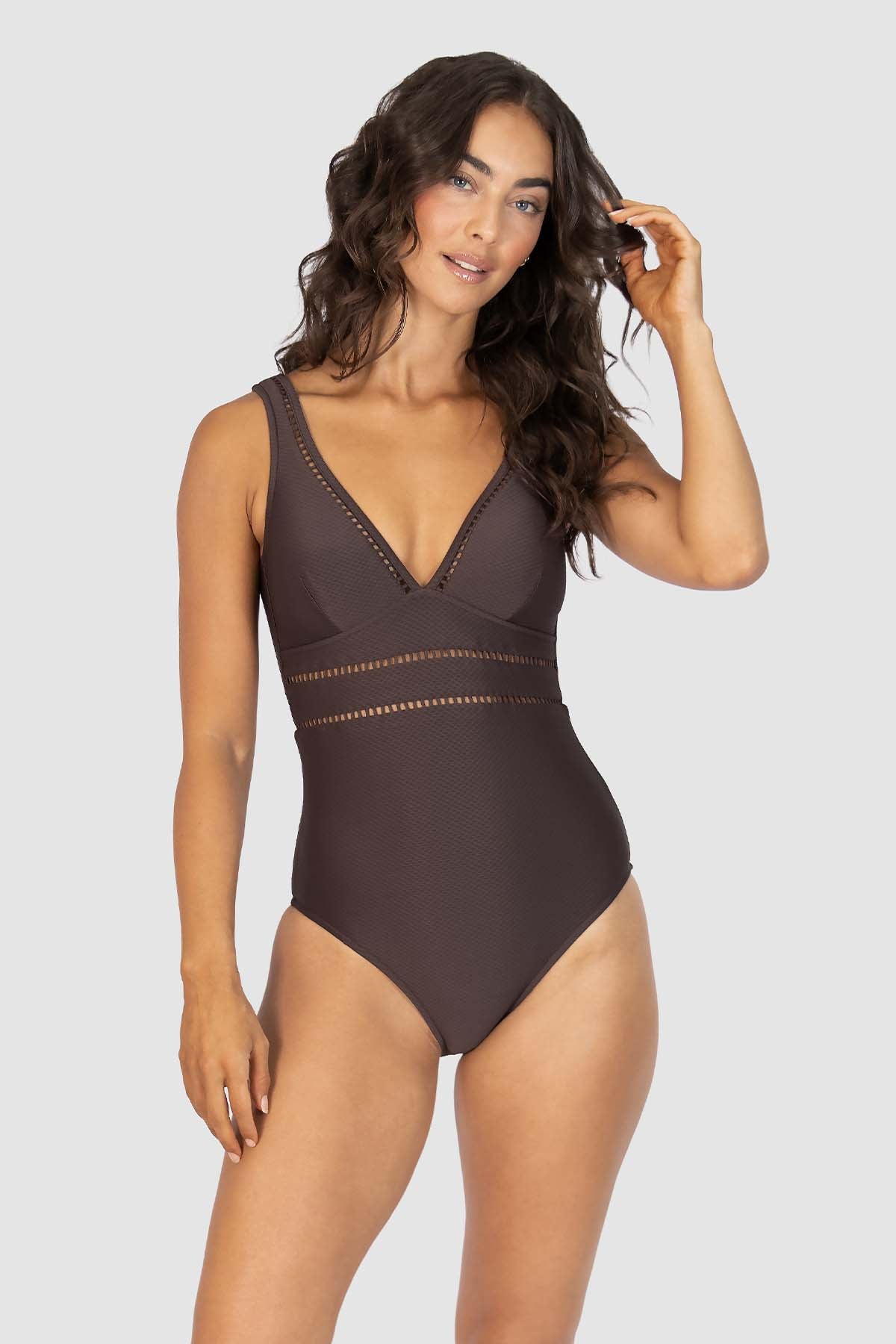 Rococco Longline One Piece Swimsuit