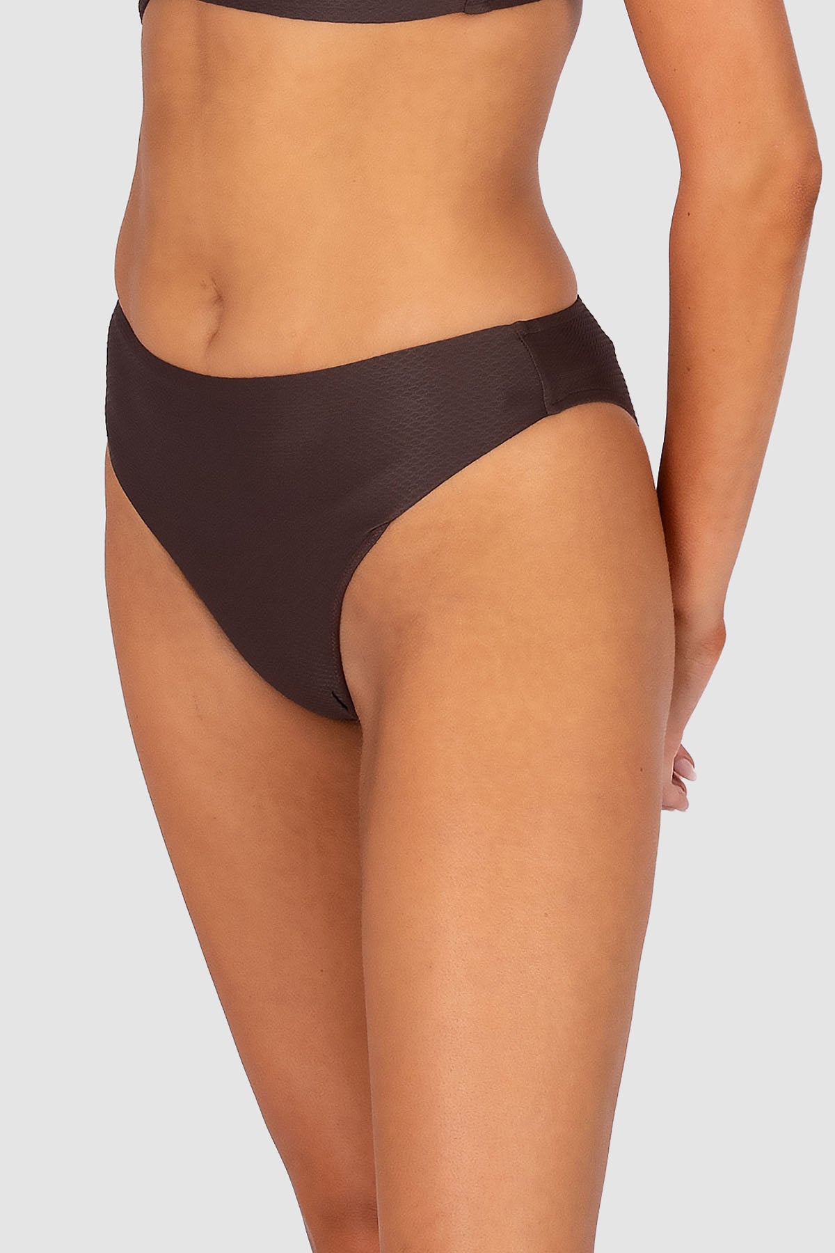 Rococco High Waist Cheeky Bikini Bottom