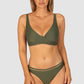 Rococco D/E Cup Wrap Bikini Bra Top