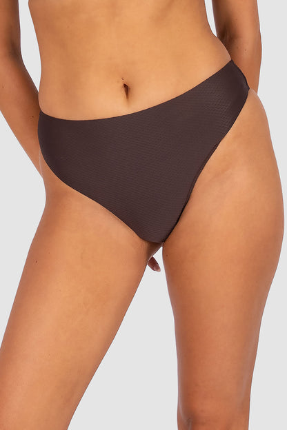 Rococco High Waist Cheeky Bikini Bottom