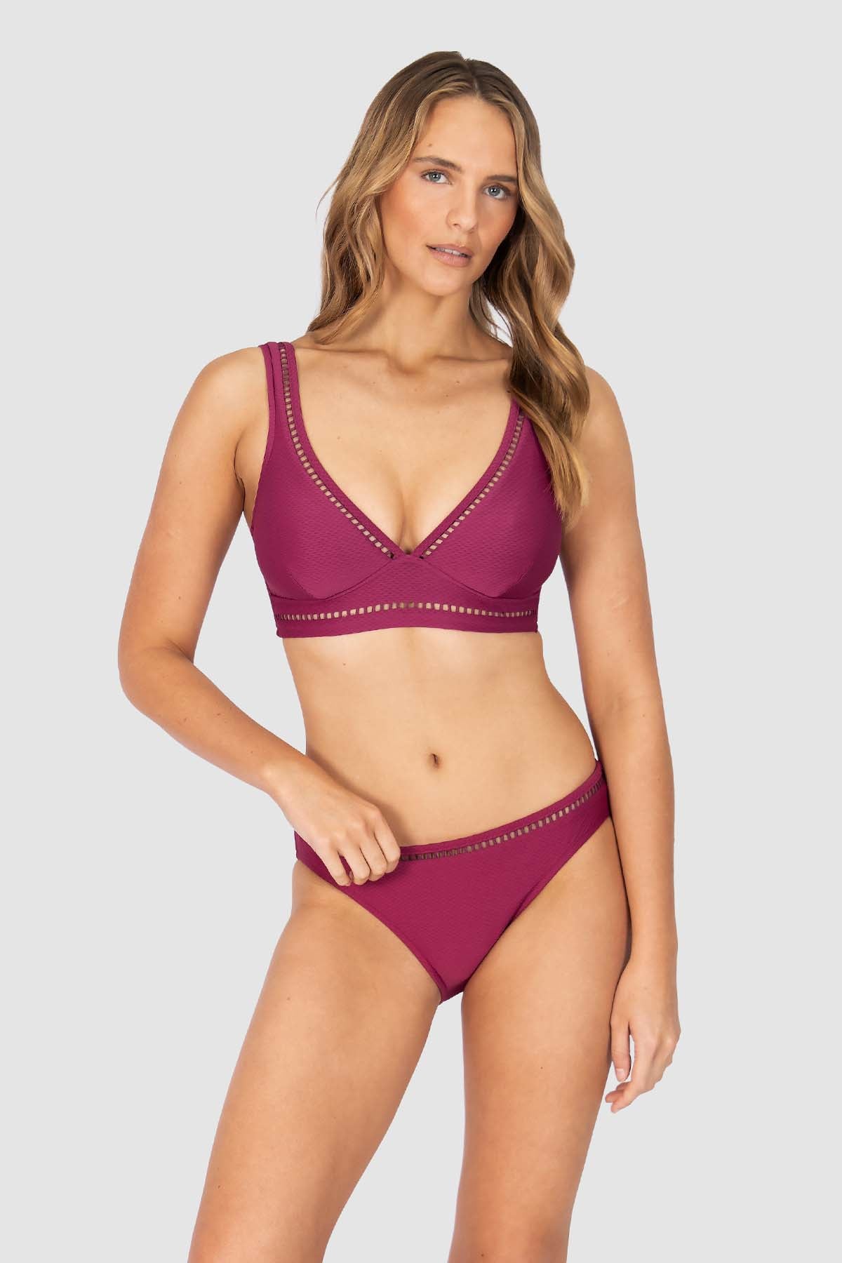 Rococco D/DD Cup Longlline Bikini Bra Top