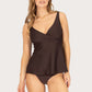 Rococco Flared D/E Cup Wrap Singlet Top
