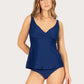 Rococco Flared D/E Cup Wrap Singlet Top