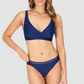 Rococco D/E Cup Wrap Bikini Bra Top