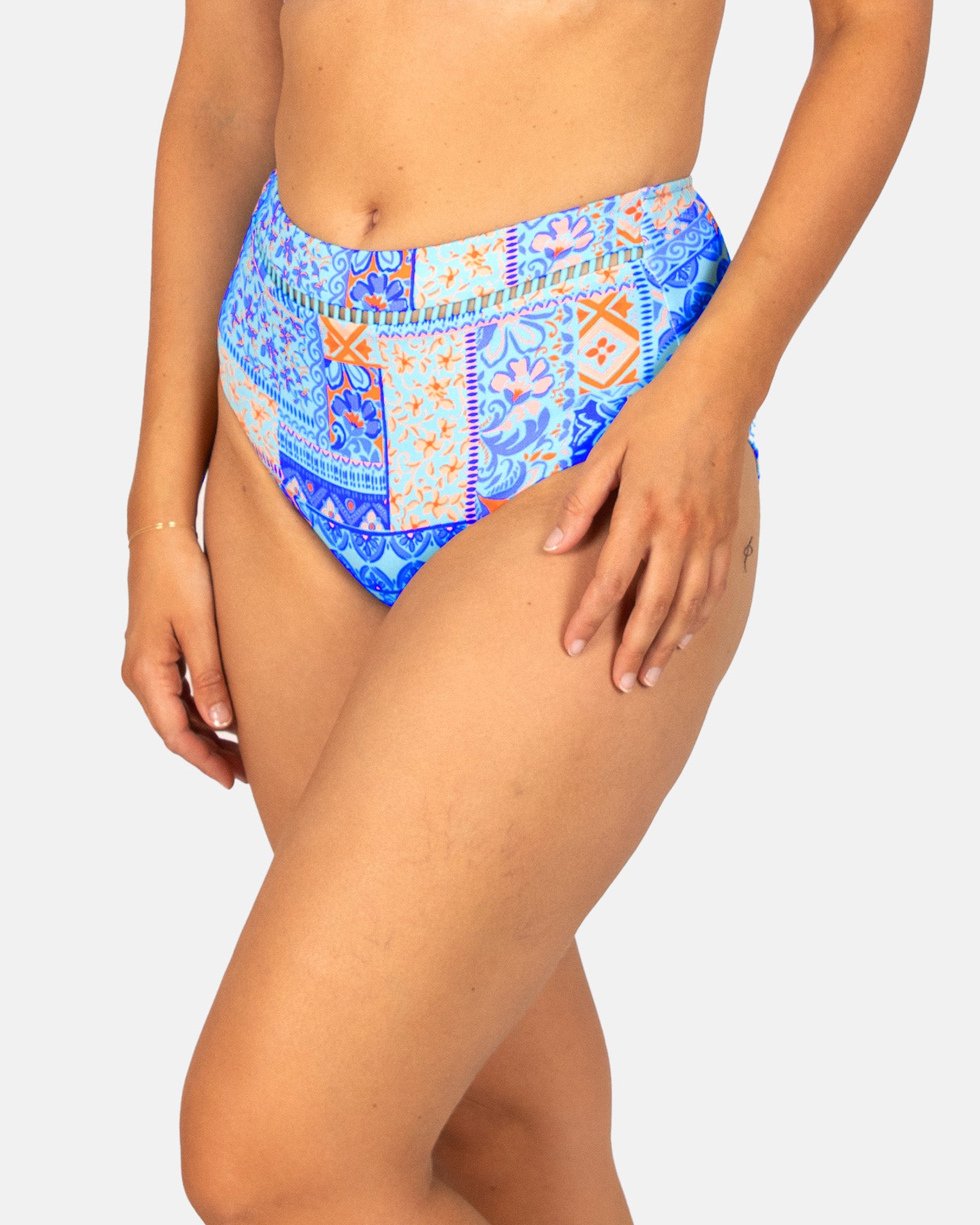 Tulum High Waist Bikini Bottom