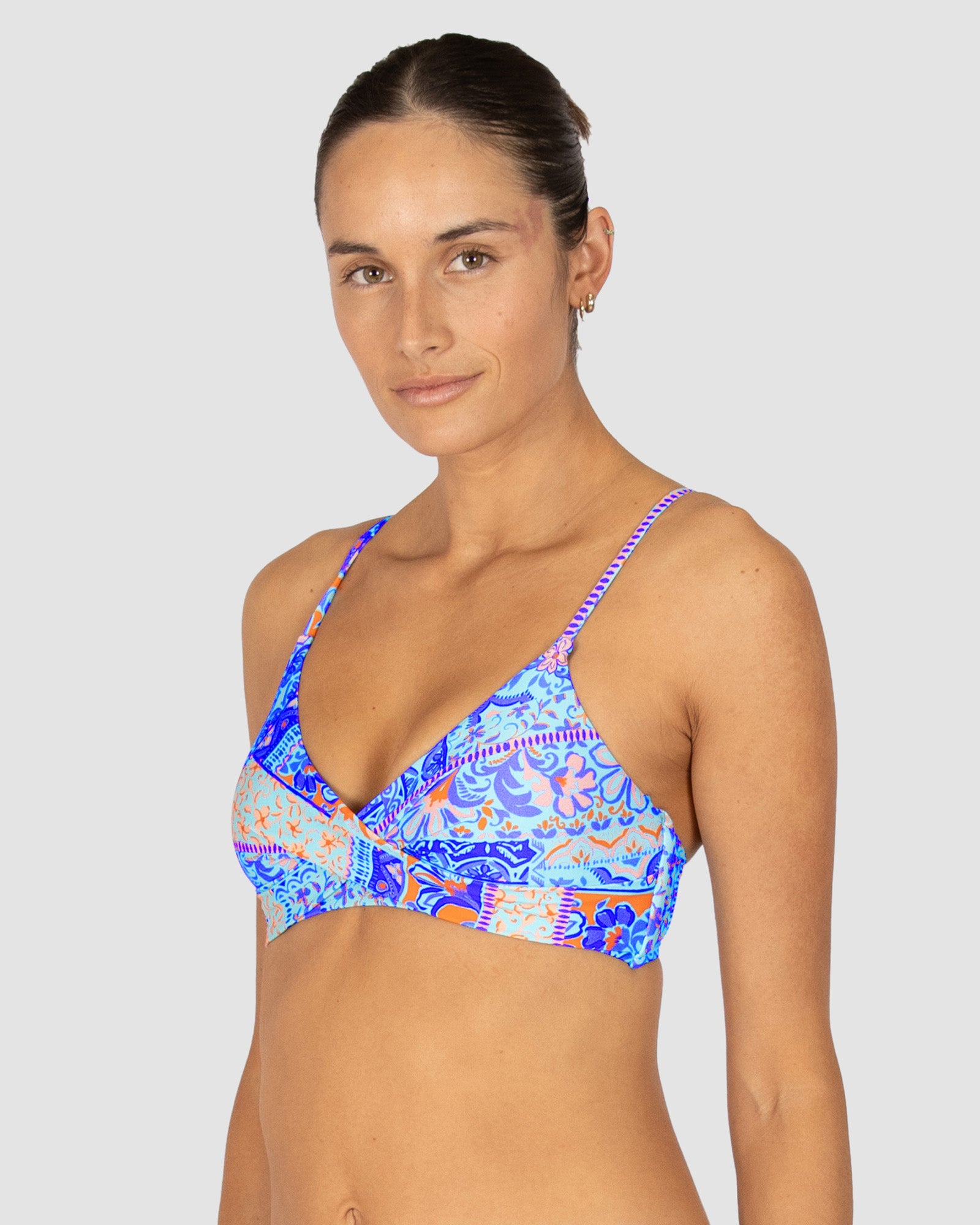 Tulum A-C Cup Wrap Bralette Bikini Bra Top