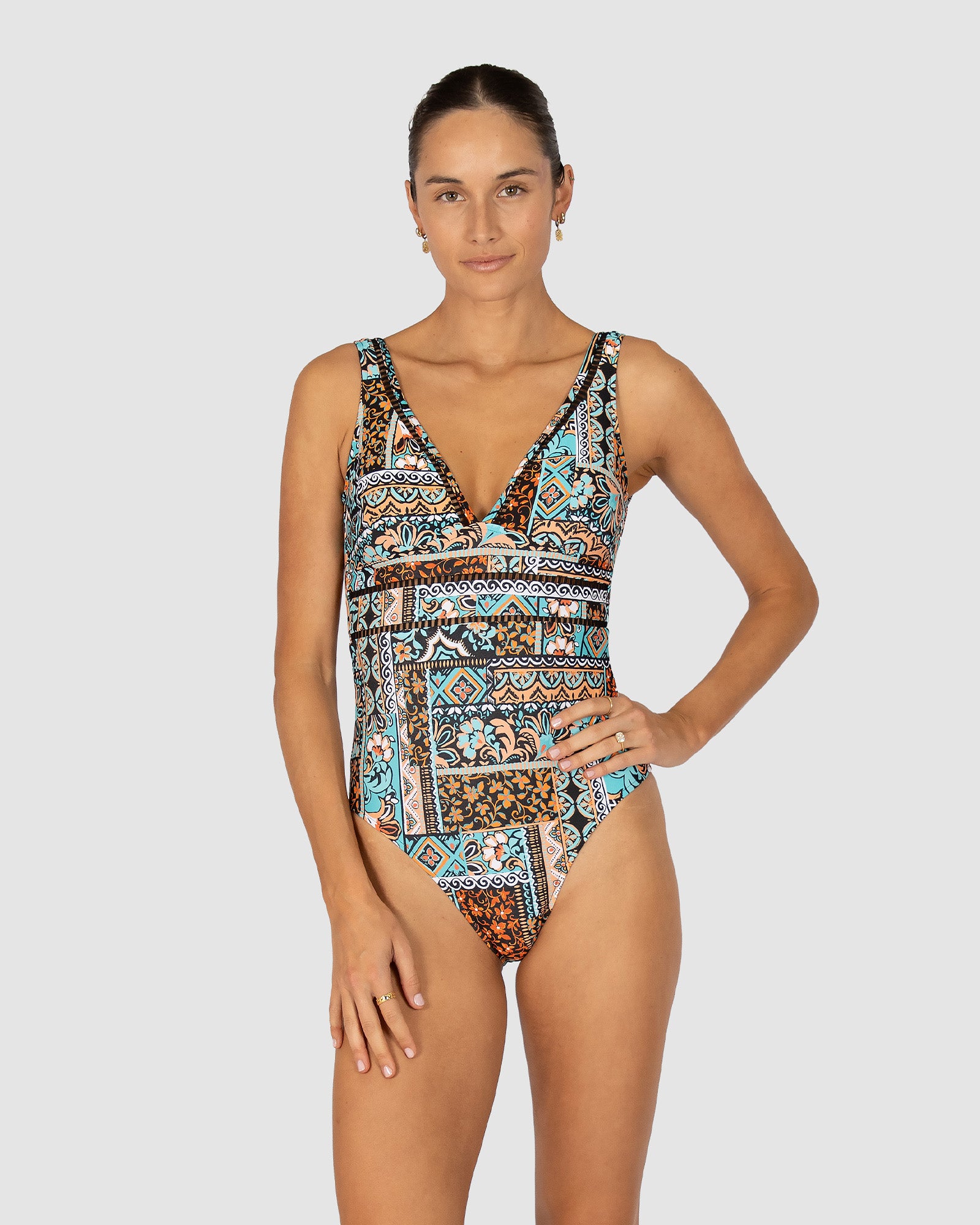 Tulum Longline One Piece Swimsuit