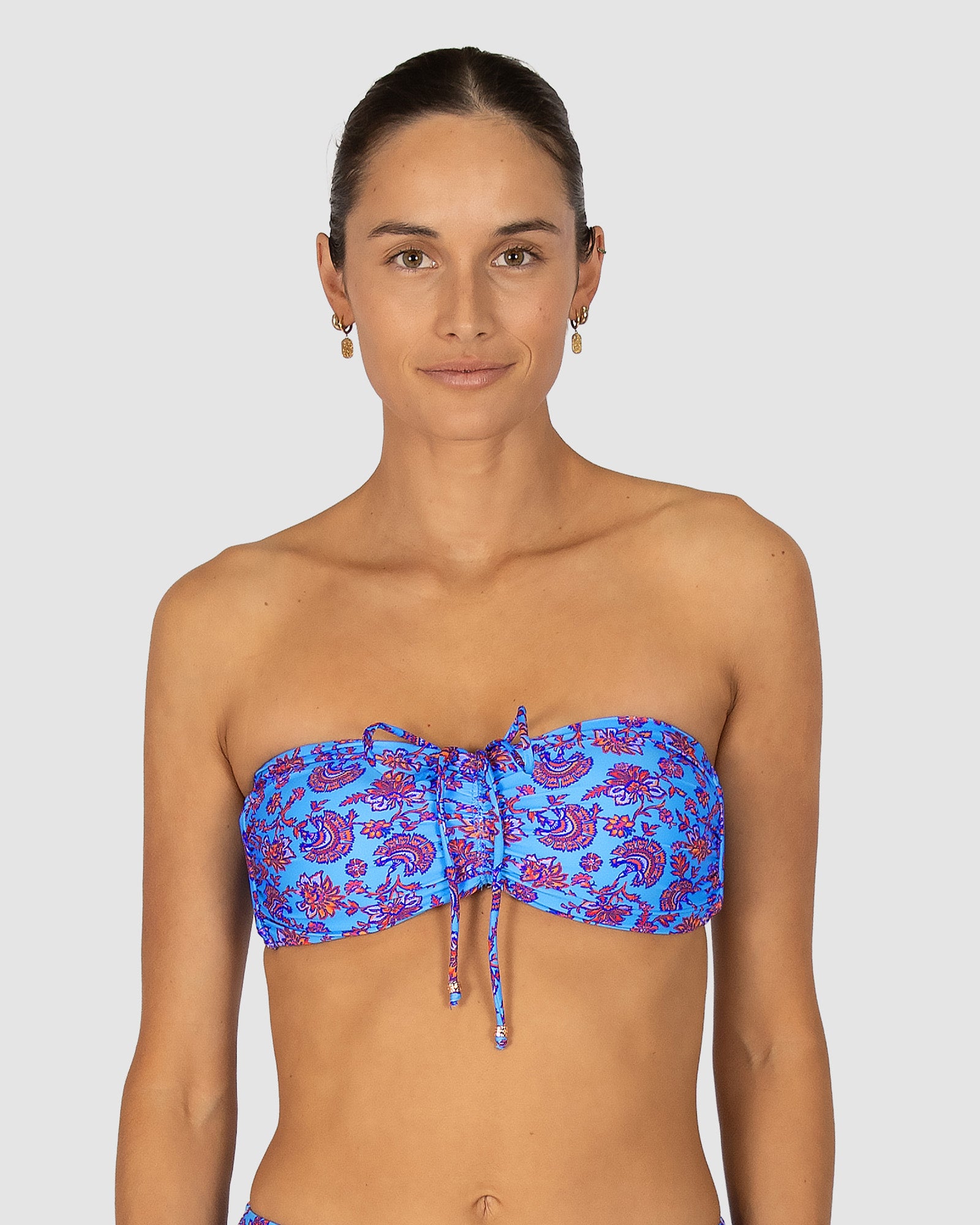 Flamenco Moulded Bandeau Bikini Bra Top