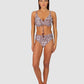 Havana Ruched Side Mid Bikini Bottom