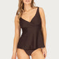 Rococco Flared D/E Cup Wrap Singlet Top