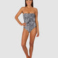 Havana Bandeau One Piece Swimsuit