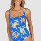 Spice Temple Square Neck One Piece Swimsuit