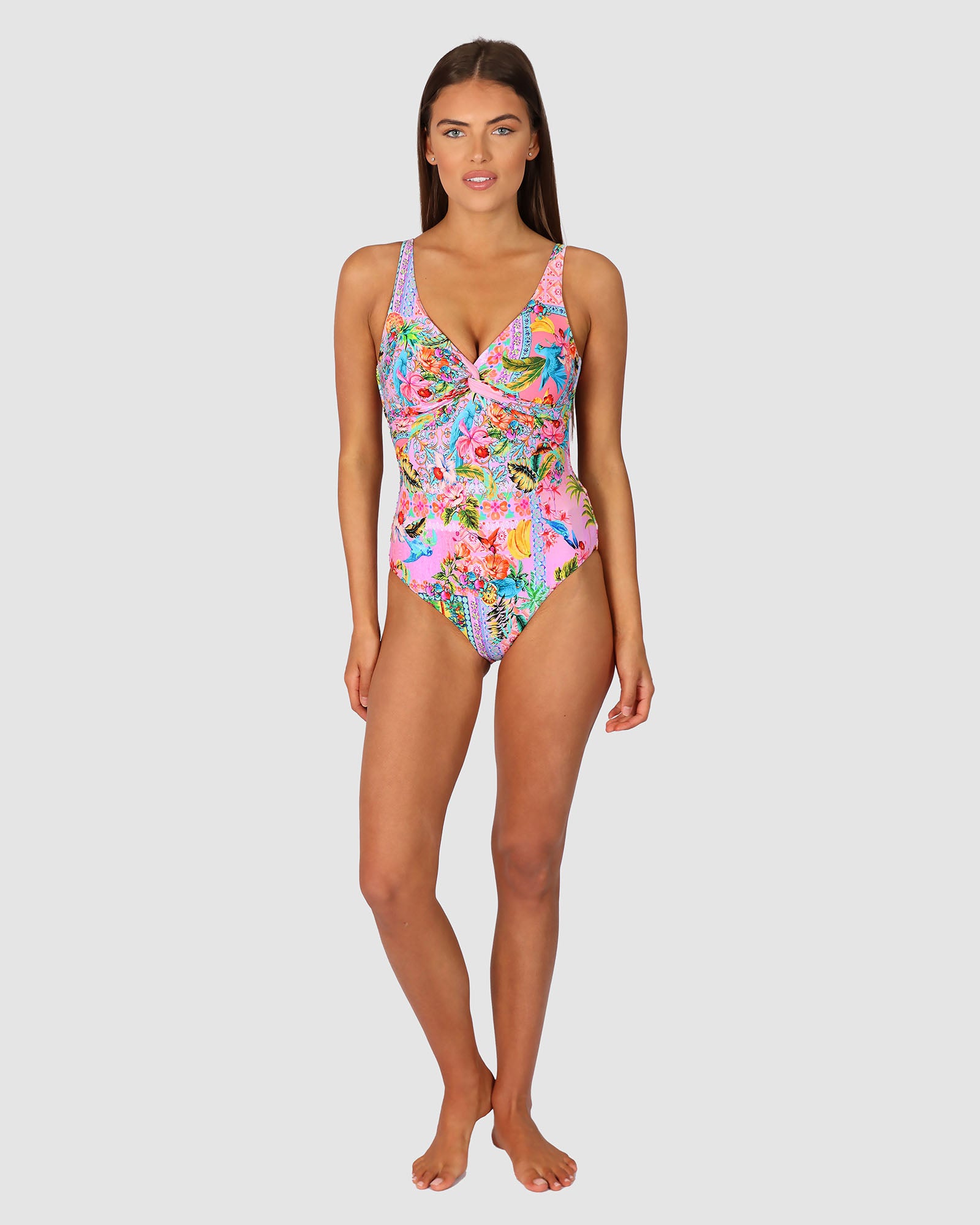 Sardinia C-DD Cup Twist Bralette One Piece Swimsuit