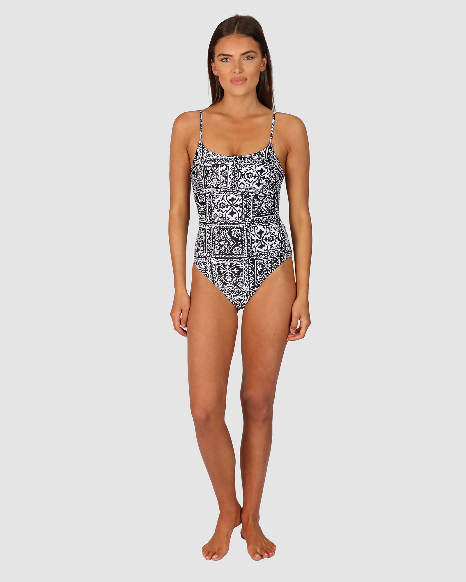 Havana Multi Fit Square One Piece Swimsuit