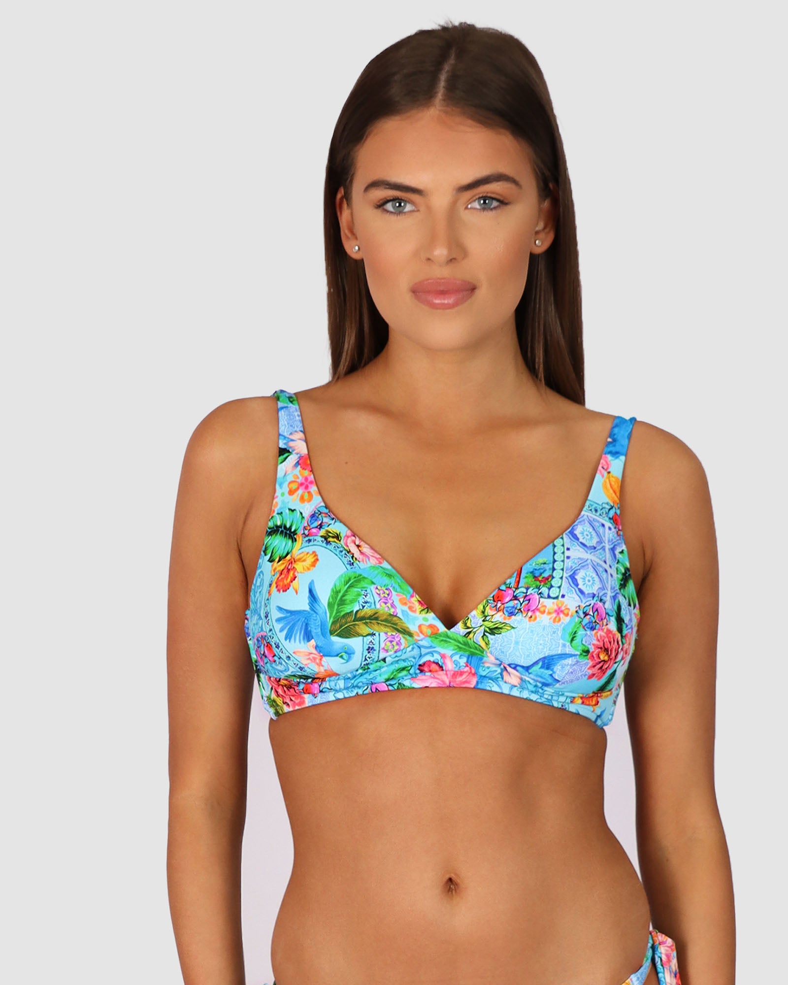 Sardinia C/D Cup Longline Bikini Bra Top
