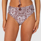 Havana Ruched Side Mid Bikini Bottom