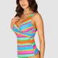 Trinidad D-E Wrap Singlet Top