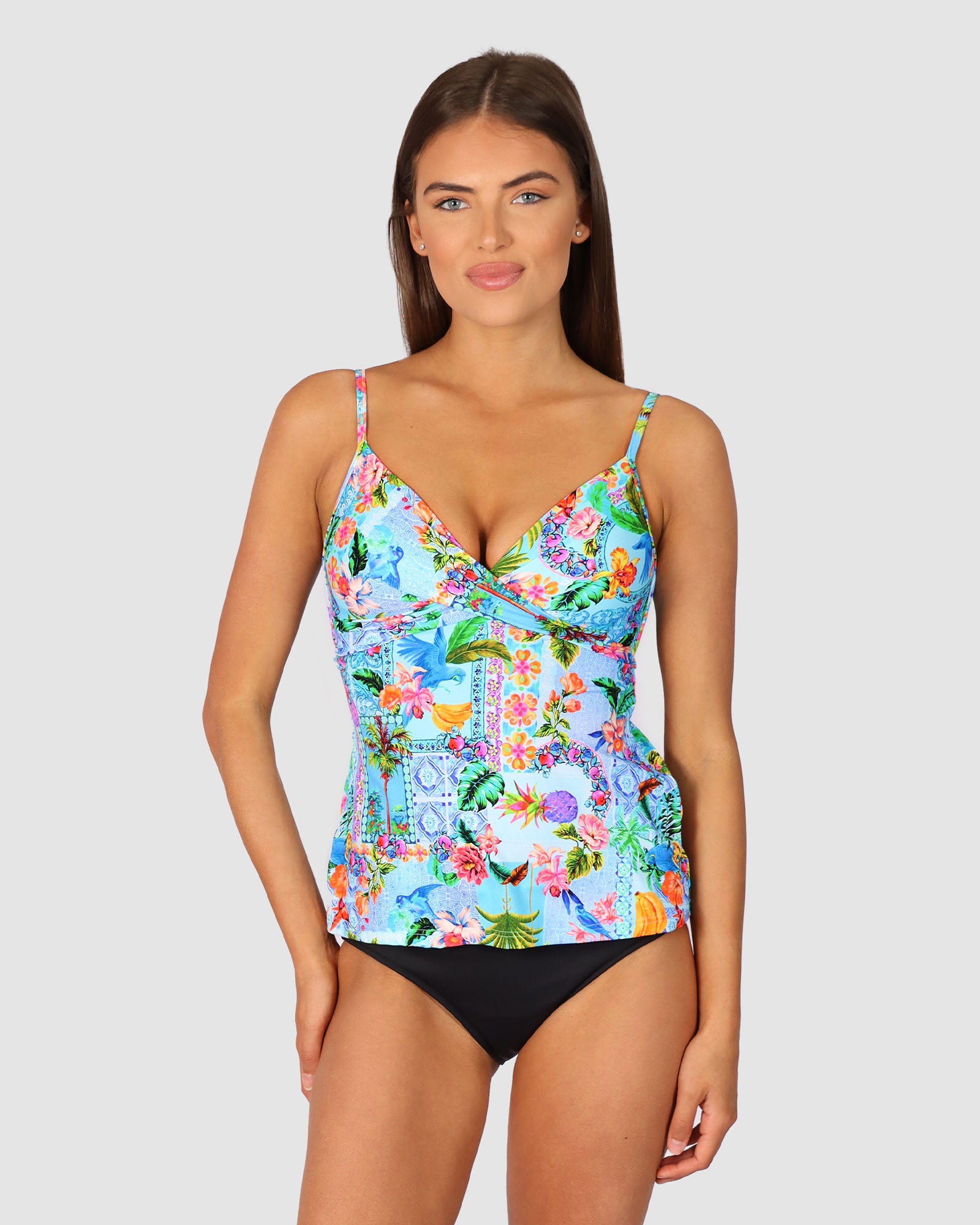 Sardinia Multi Fit Wrap Singlet Top