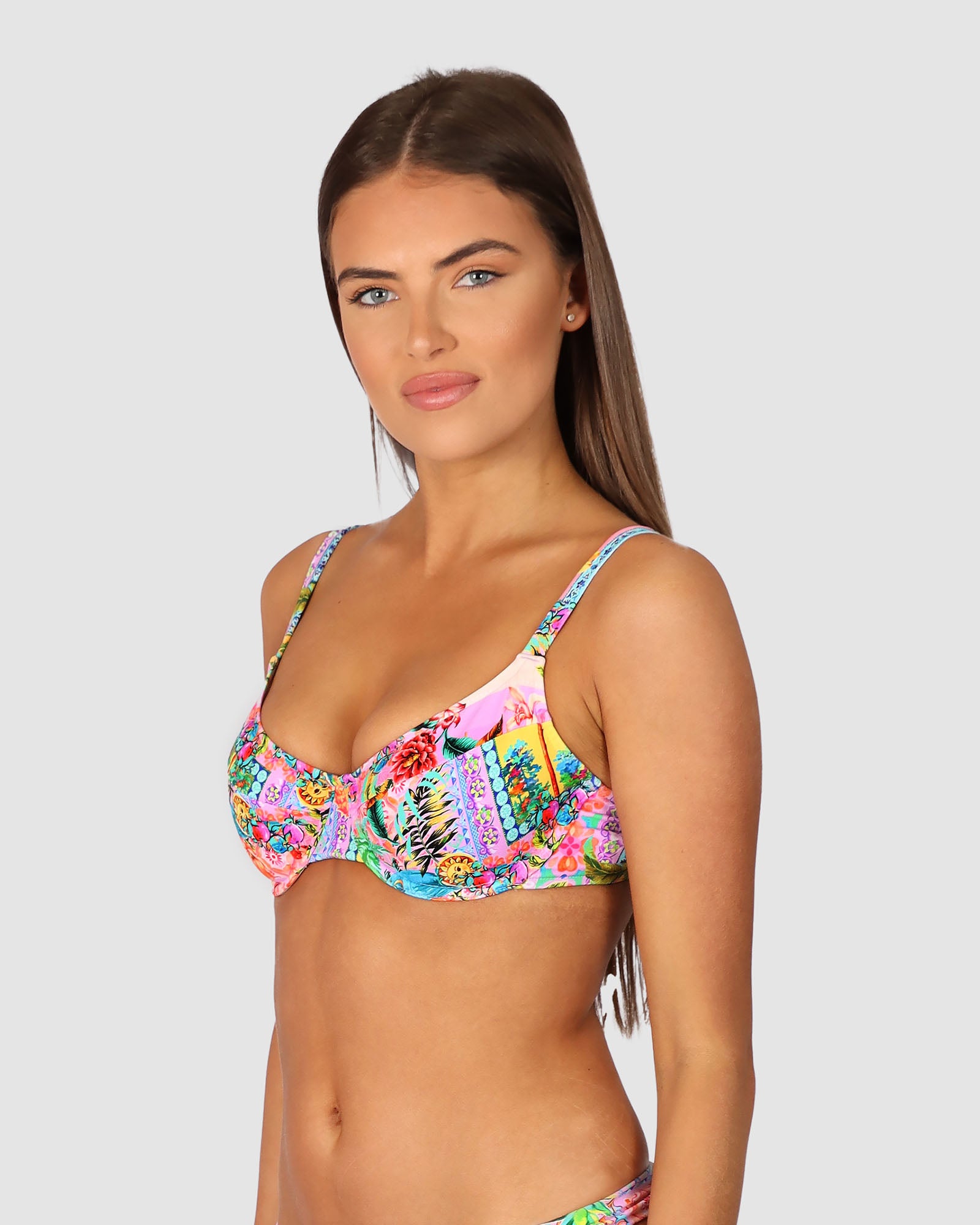 Sardinia D Cup Balconette Bikini Bra Top