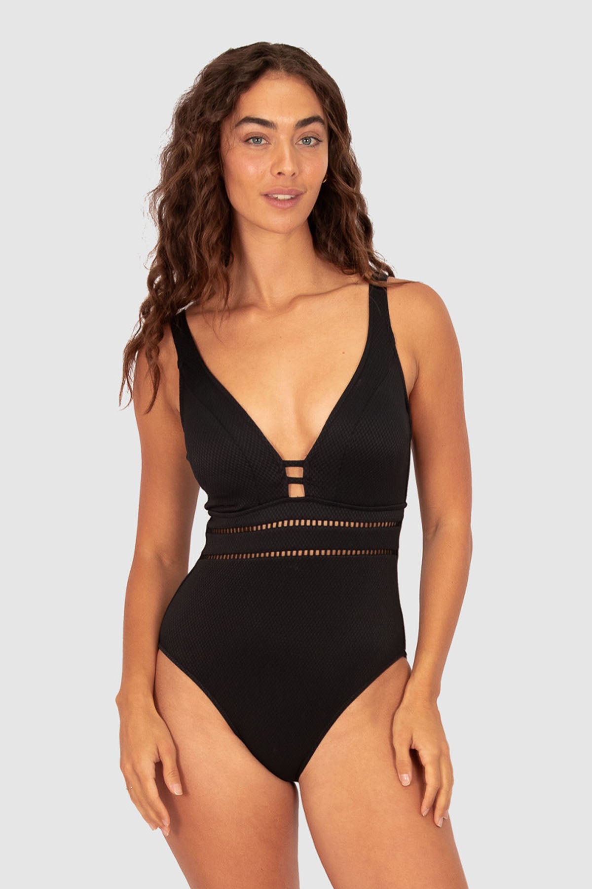 Rococco C/DD Cup Plunge One Piece Swimsuit