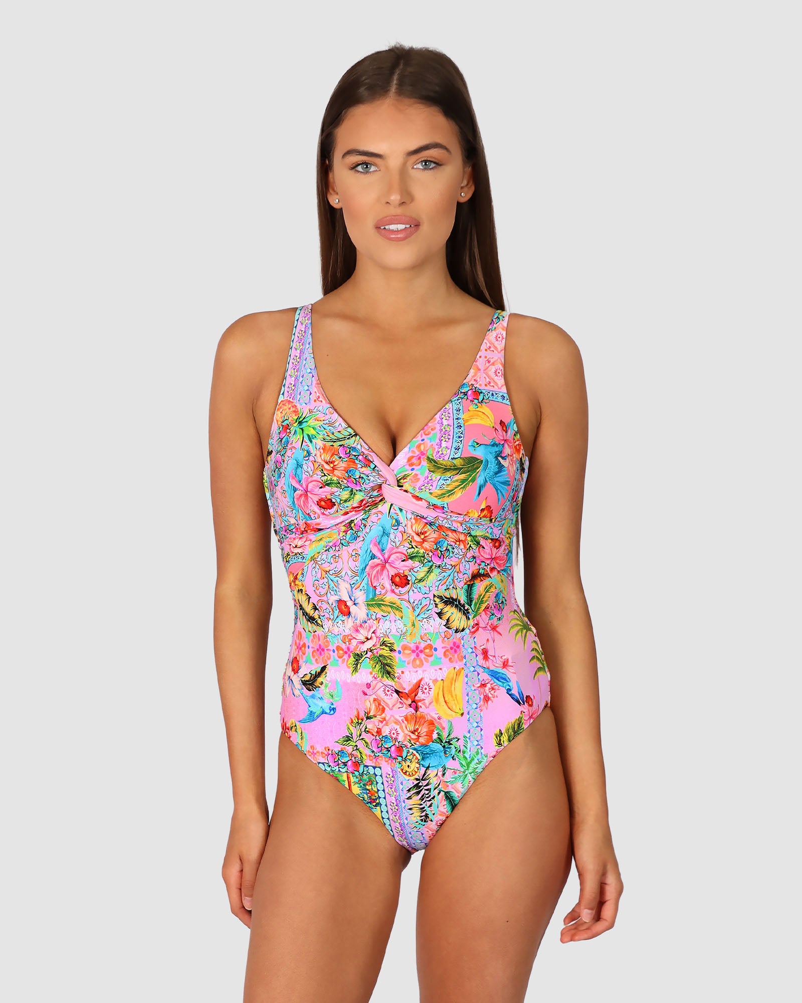 Sardinia C-DD Cup Twist Bralette One Piece Swimsuit