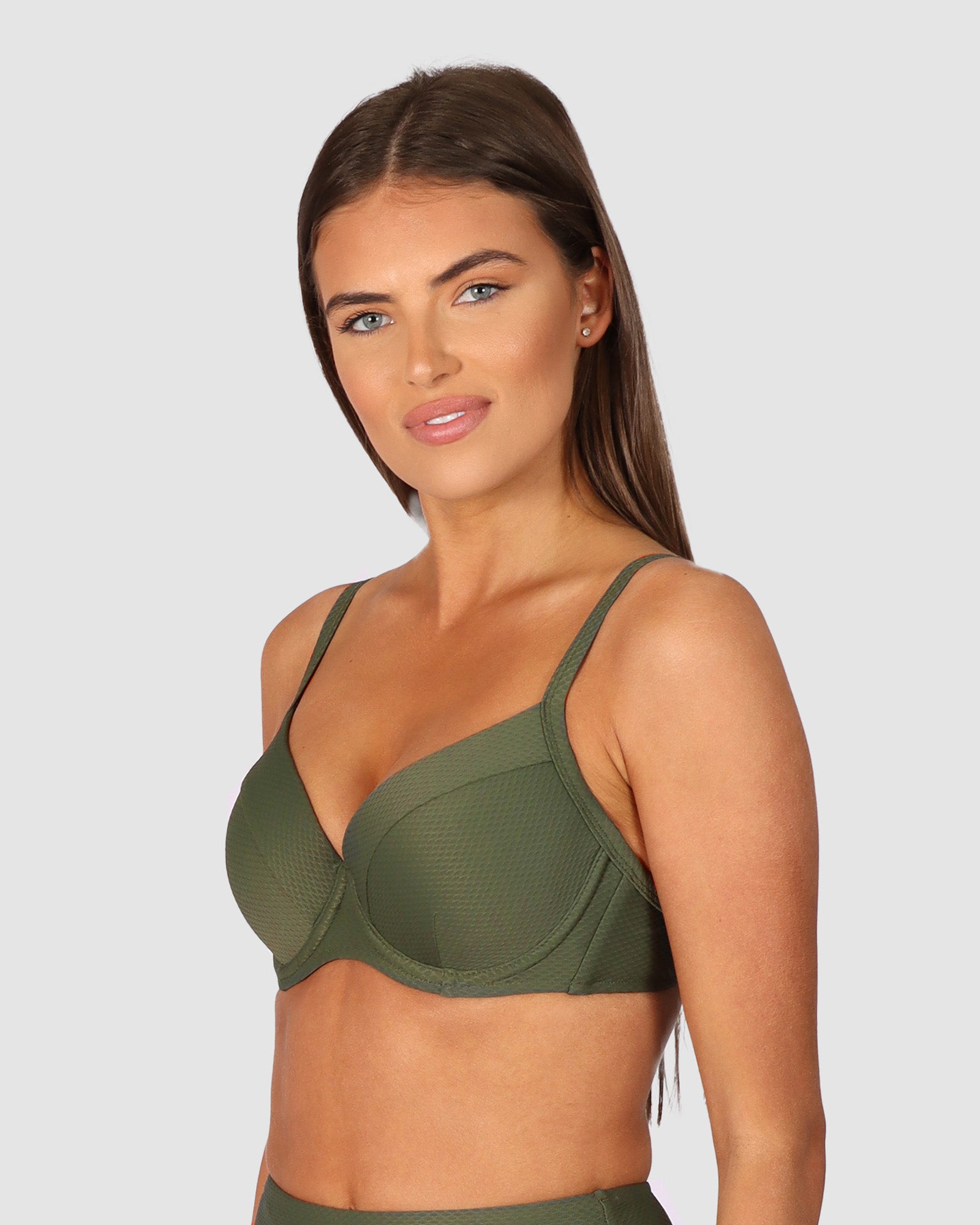 Rococco D/DD Cup Moulded Bikini Bra Top