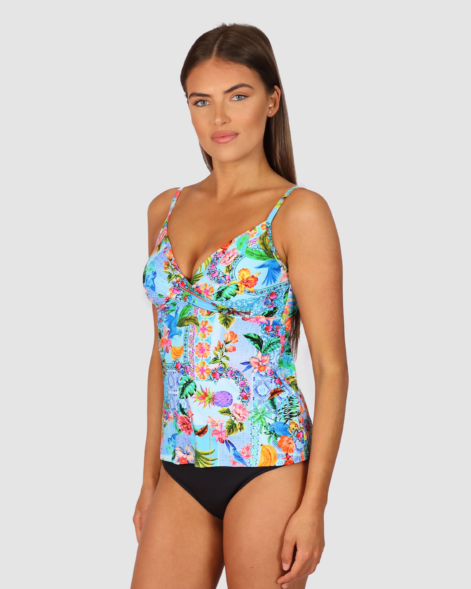 Sardinia Multi Fit Wrap Singlet Top