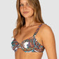 Sirenuse B/C Cup Retro Demi Bikini Bra Top