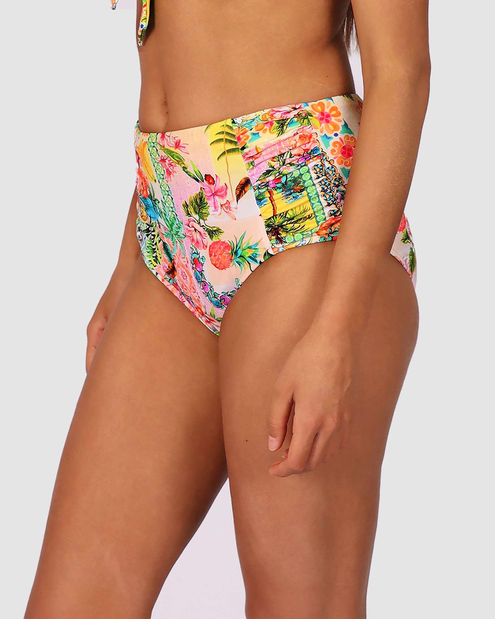 Sardinia High Waist Bikini Bottom