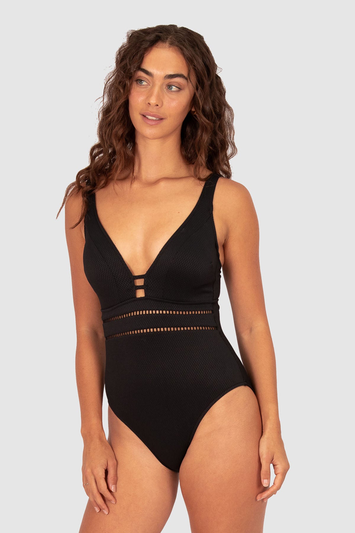 Rococco C/DD Cup Plunge One Piece Swimsuit
