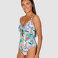 Sardinia D-E Tie Front One Piece Swimsuit