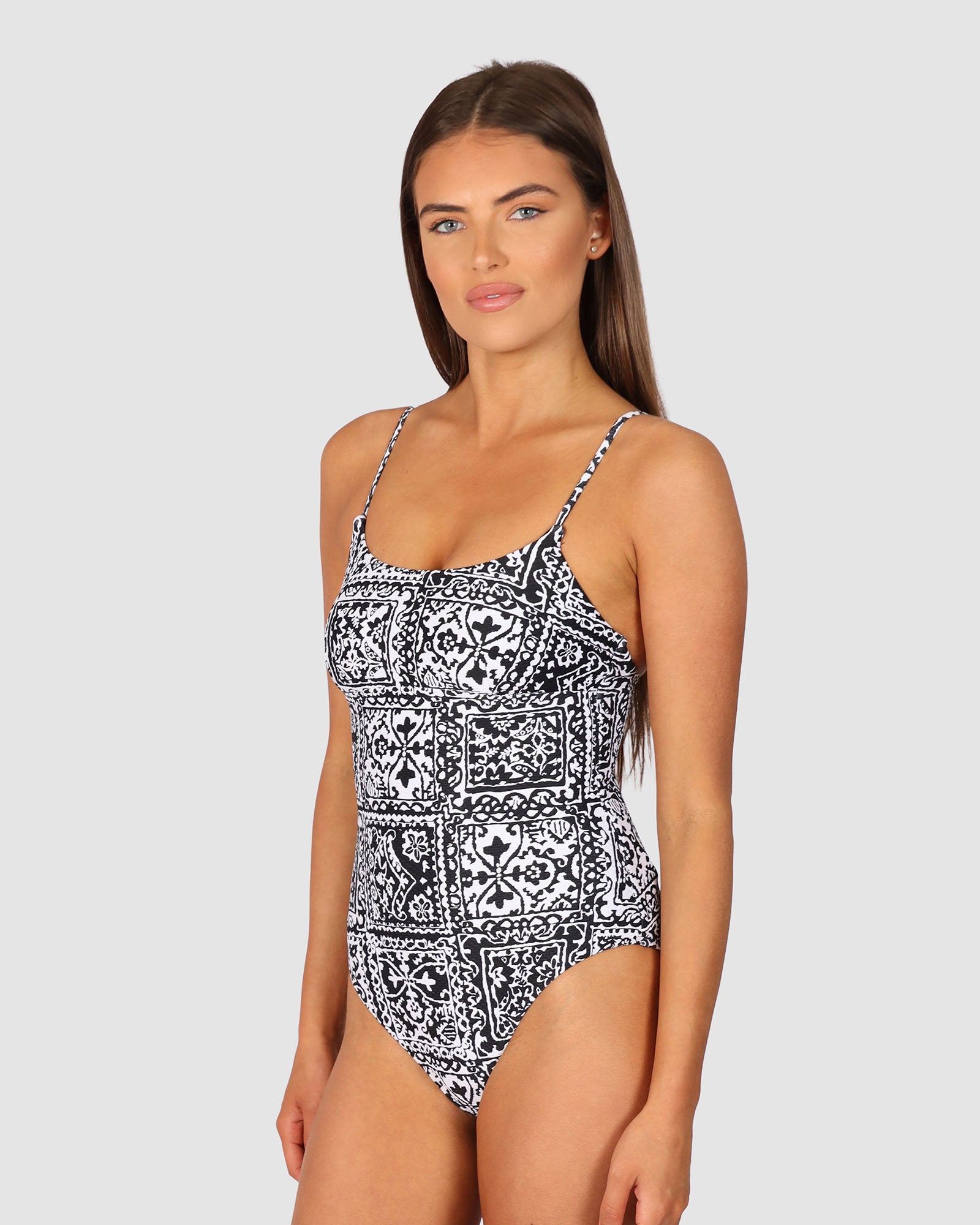 Havana Multi Fit Square One Piece Swimsuit
