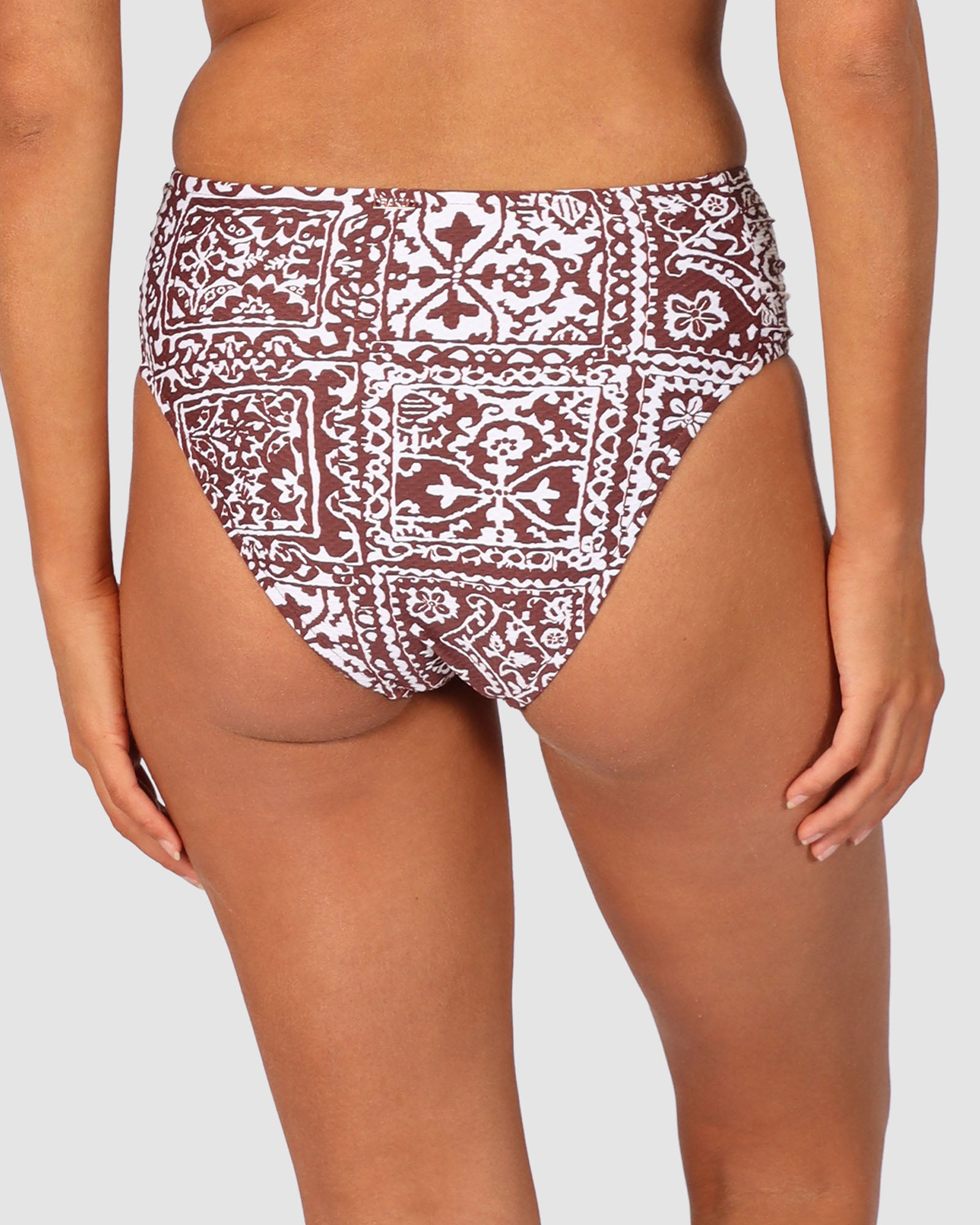 Havana Ruched Side Mid Bikini Bottom