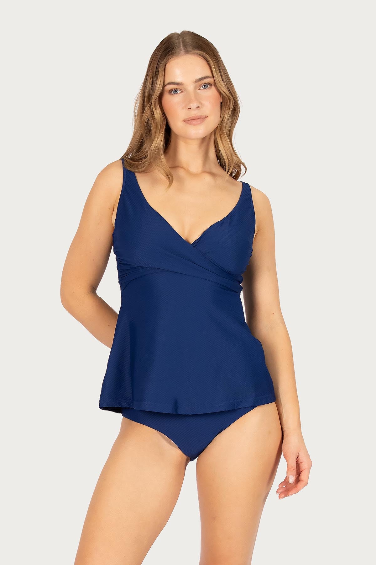 Rococco Flared D/E Cup Wrap Singlet Top