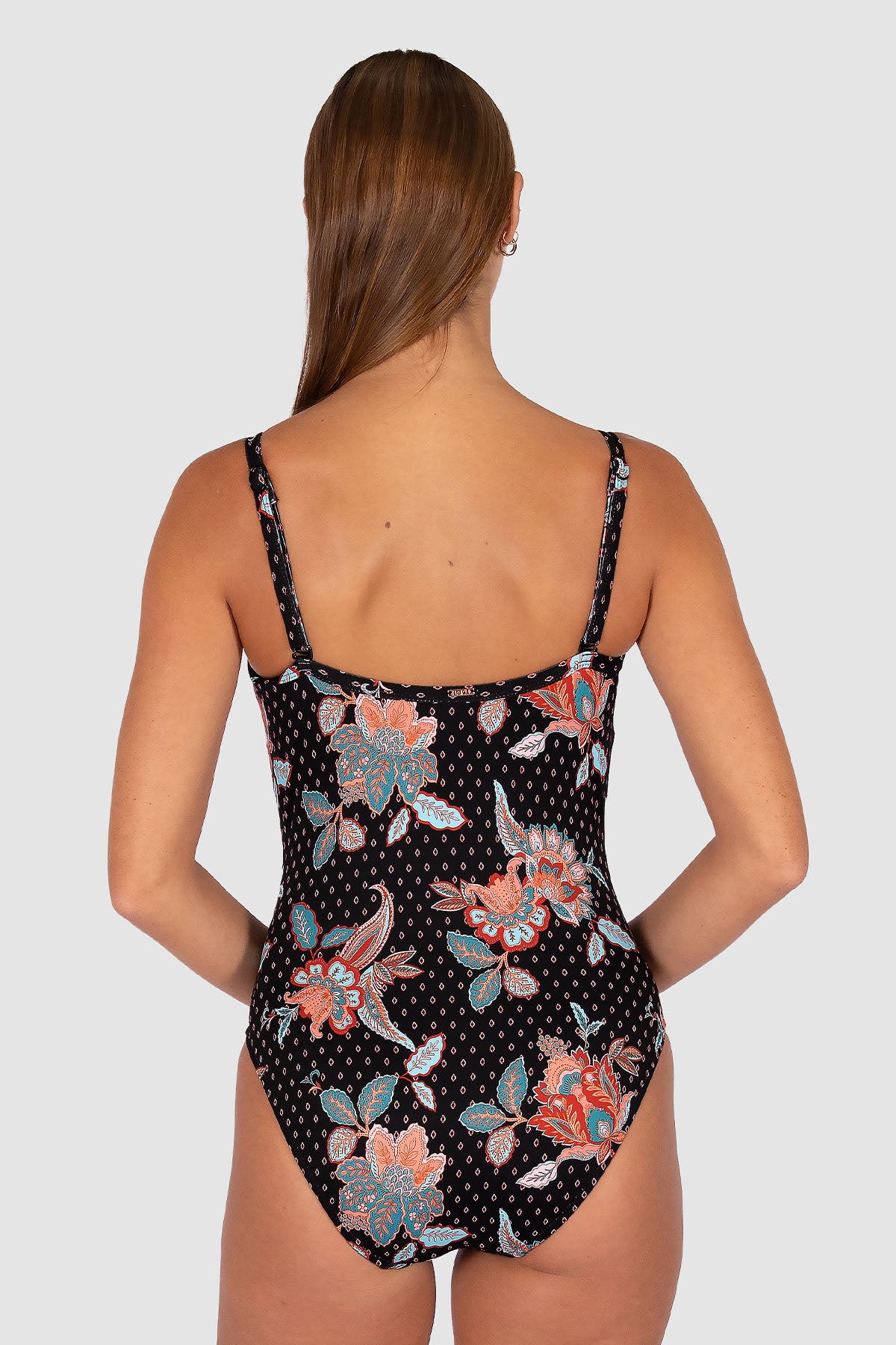Spice Temple D/E Cup Underwire One Piece Swimsuit