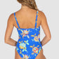 Spice Temple Square Neck One Piece Swimsuit