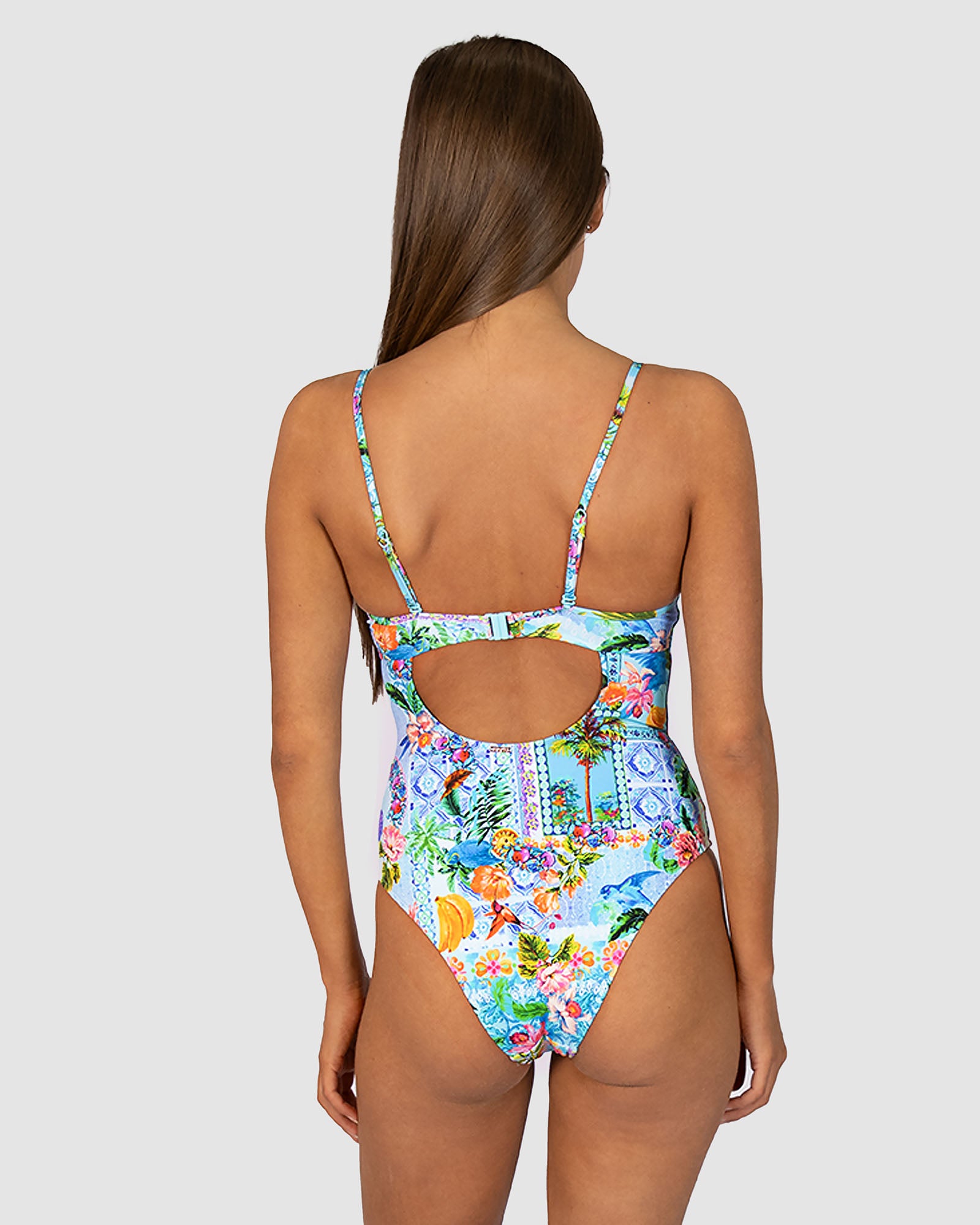 Sardinia Retro Underwire One Piece Swimsuit