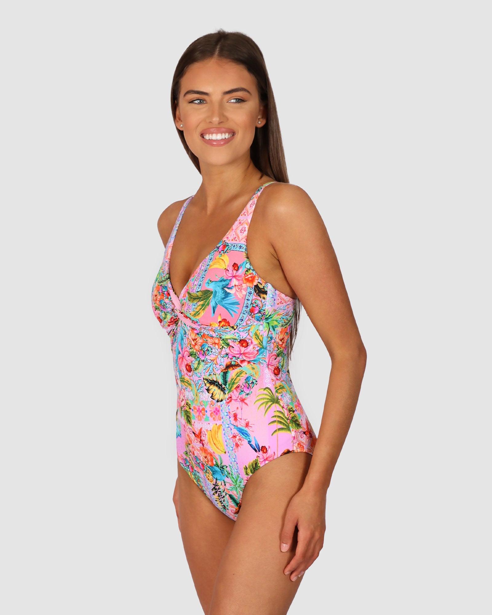 Sardinia C-DD Cup Twist Bralette One Piece Swimsuit